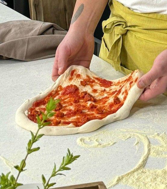 "Napolitansk" pizzadeig for vanlig stekeovn
