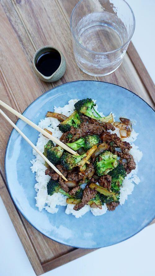 Wok with Beef and Broccoli