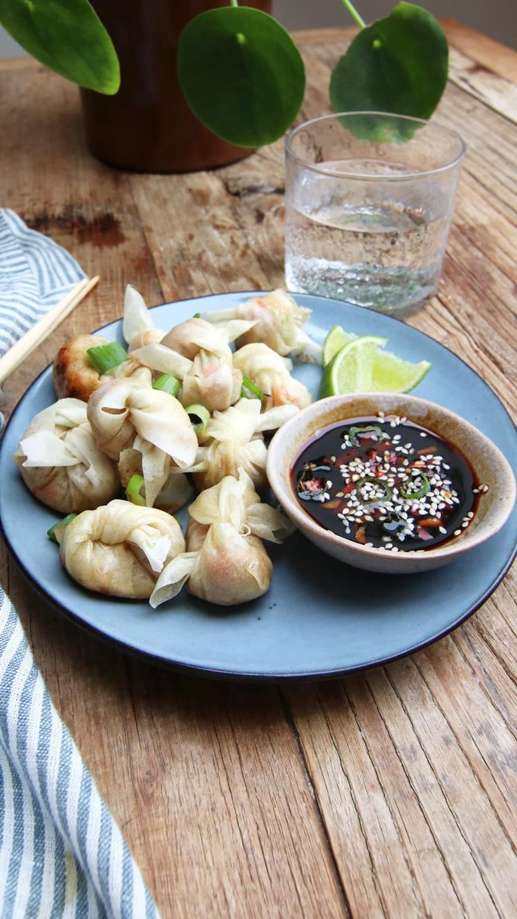 Dumplings with Spring Roll Wrappers