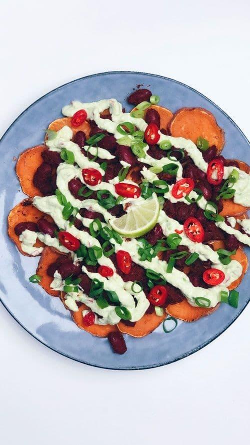 Sweet Potato Nachos!