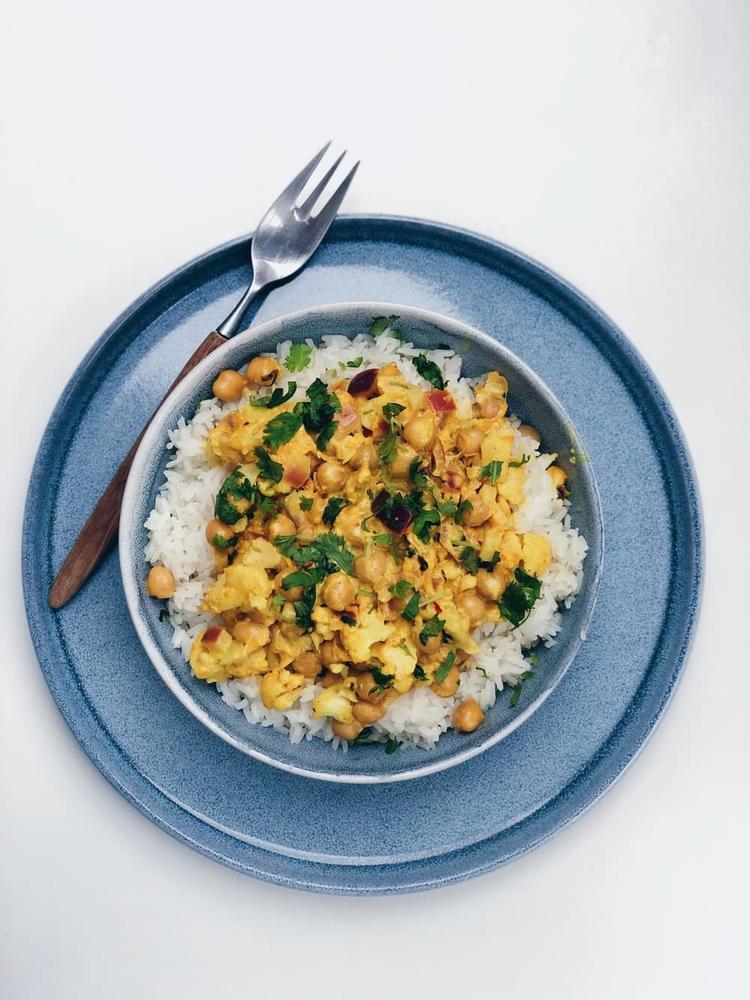 Cauliflower and Chickpea Curry