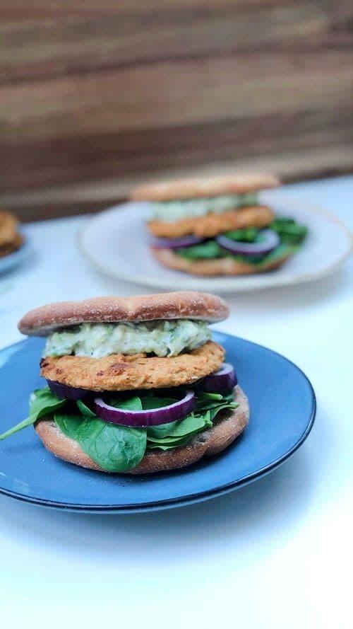 Cauliflower and Chickpea Burgers