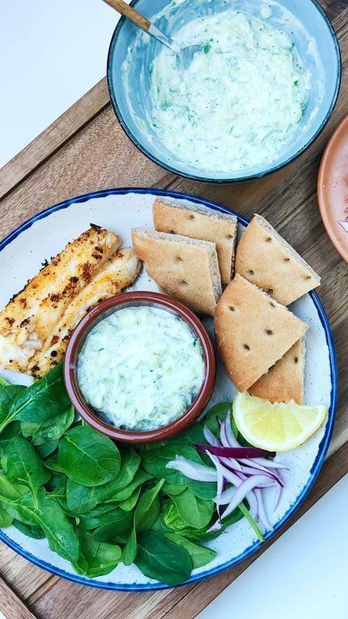 Plate of Spicy Cod