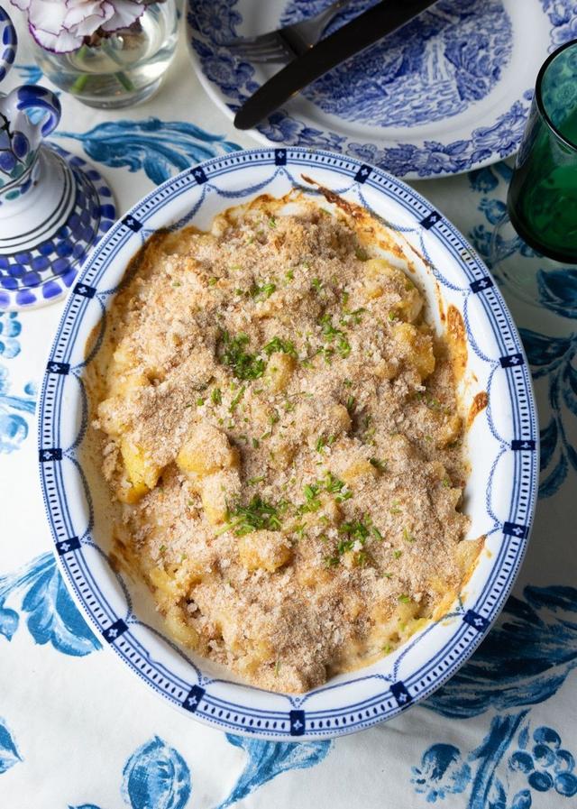 Fish Gratin with leftovers