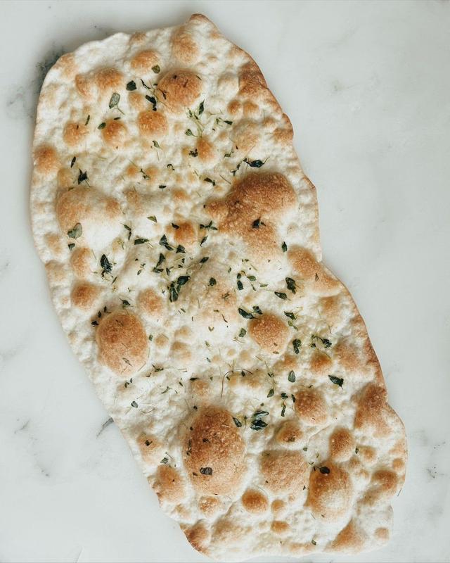 Flatbread with Thyme and Sea Salt