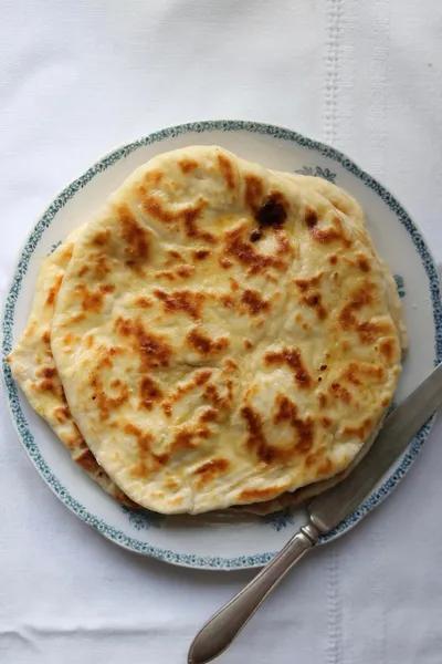 Khachapuri - Georgian Bread Stuffed with Cheese 