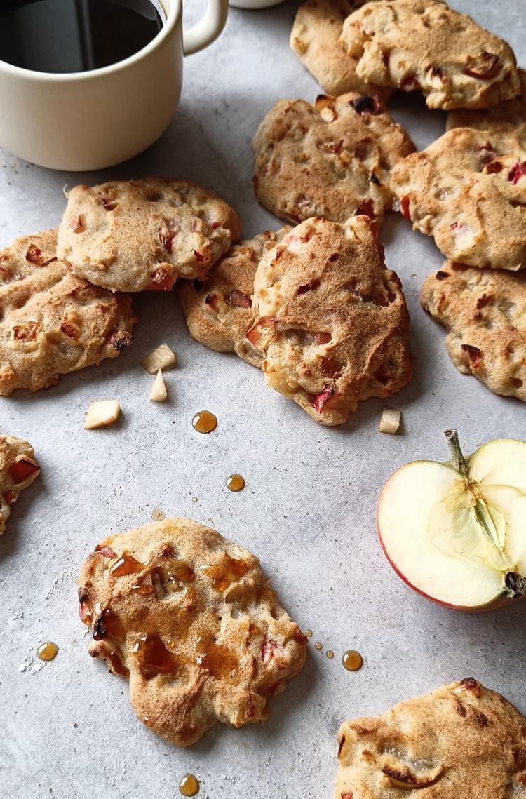 Baked Sourdough Apple Fritters