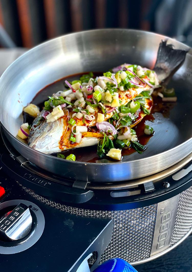 Heldampet Dorade med asiatiske smaker