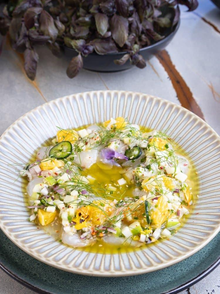 Kveite sashimi - sterling kveiten