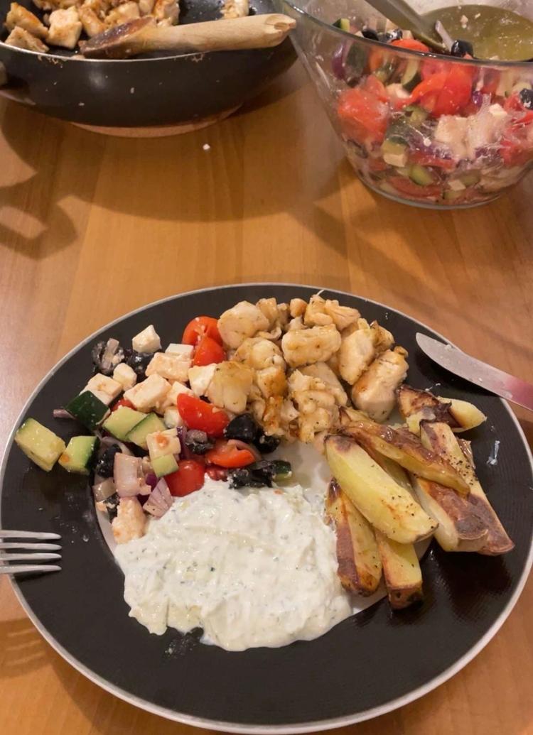 Gyros tallerken