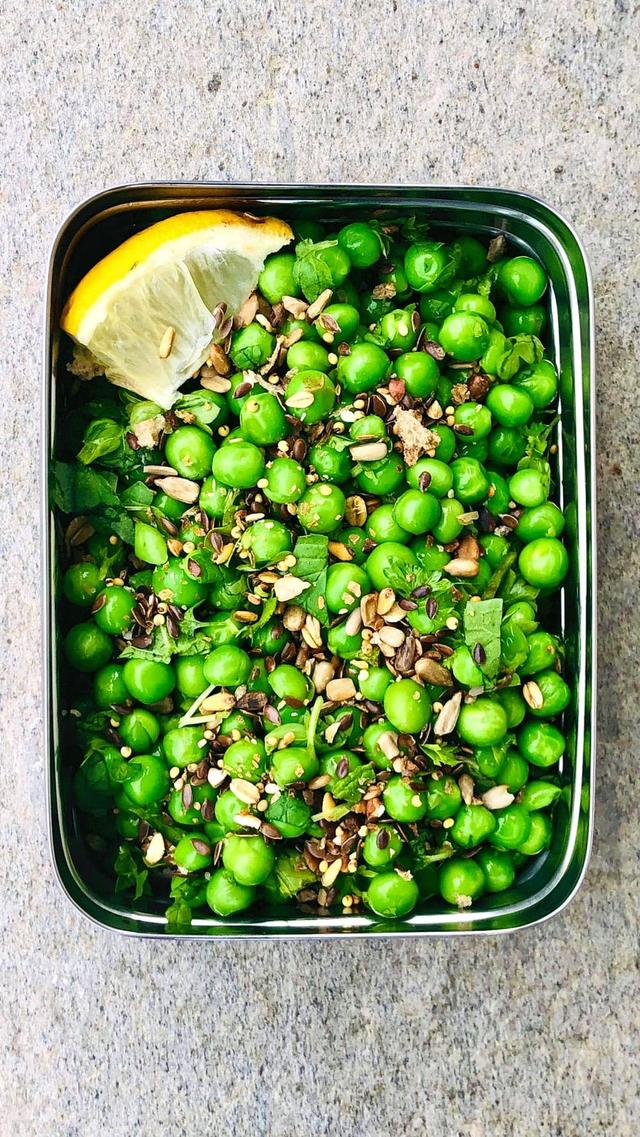 Frisk og enkel ertesalat
