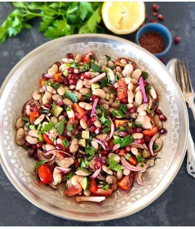 Salat med hvite bønner