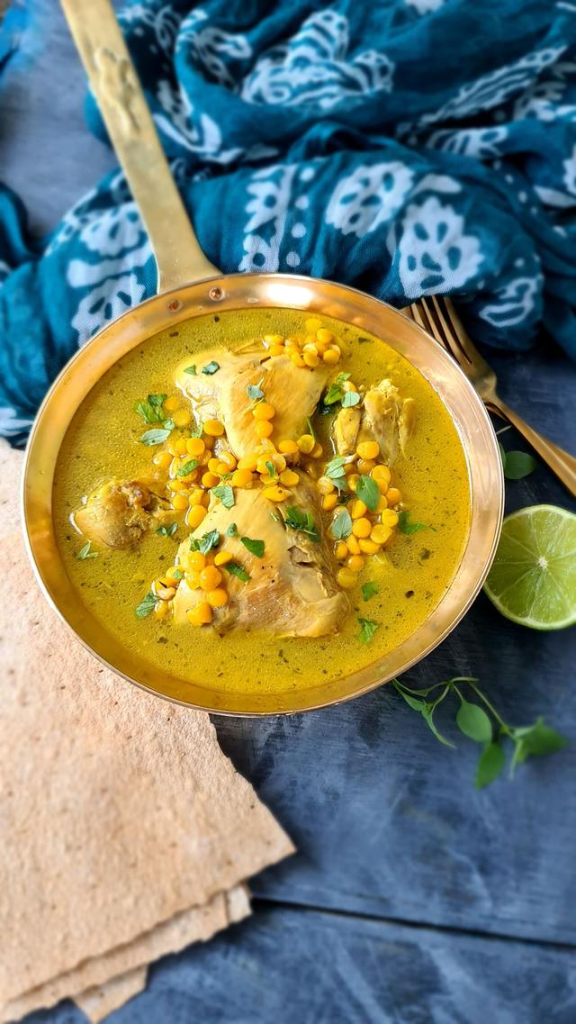 Tarre kebab - Kylling gryte med Chana Dal