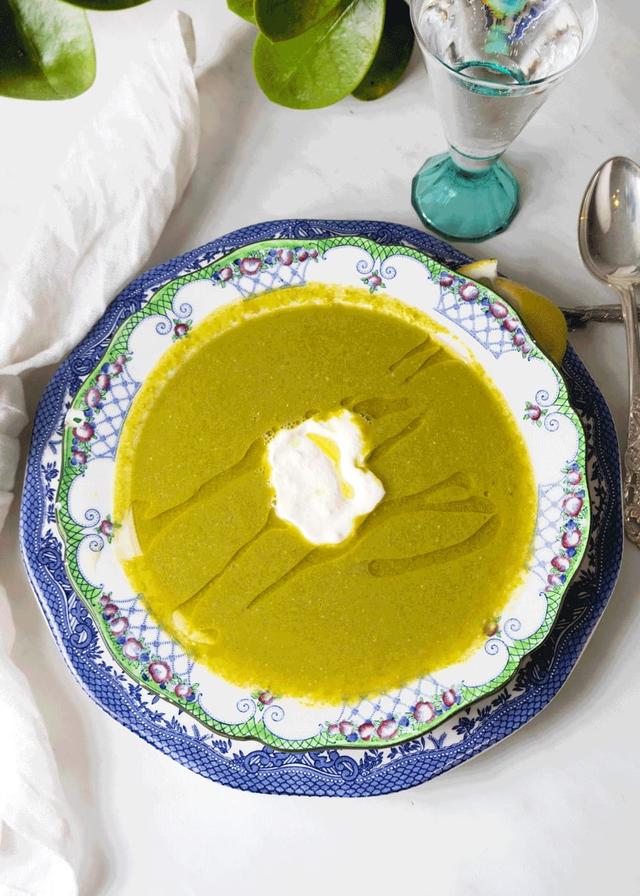 Homemade Green Pea Soup