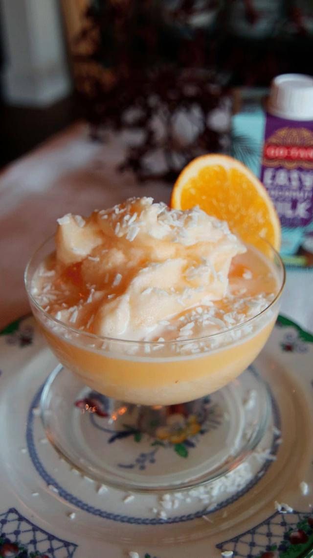 Coconut and Orange Sorbet
