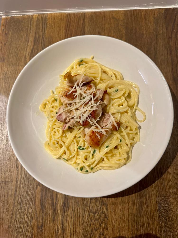 Sitronpasta med kylling