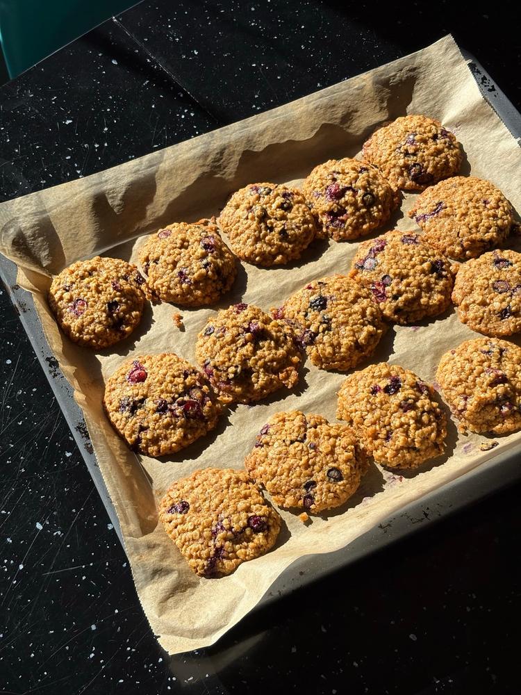 Havrekjeks med blåbær