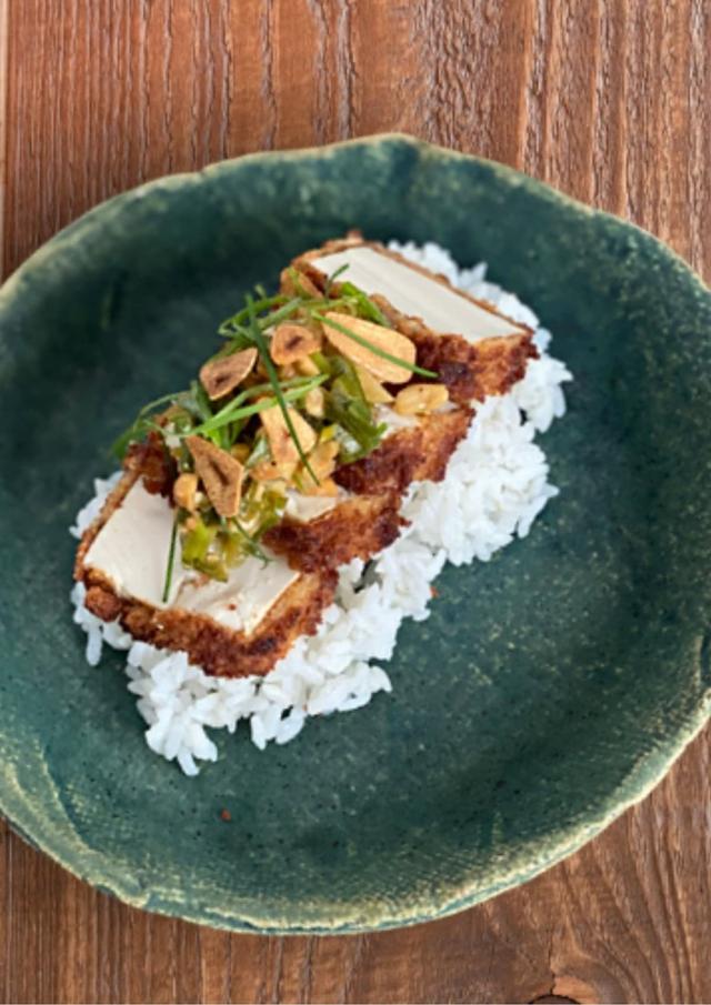 Crispy fried tofu