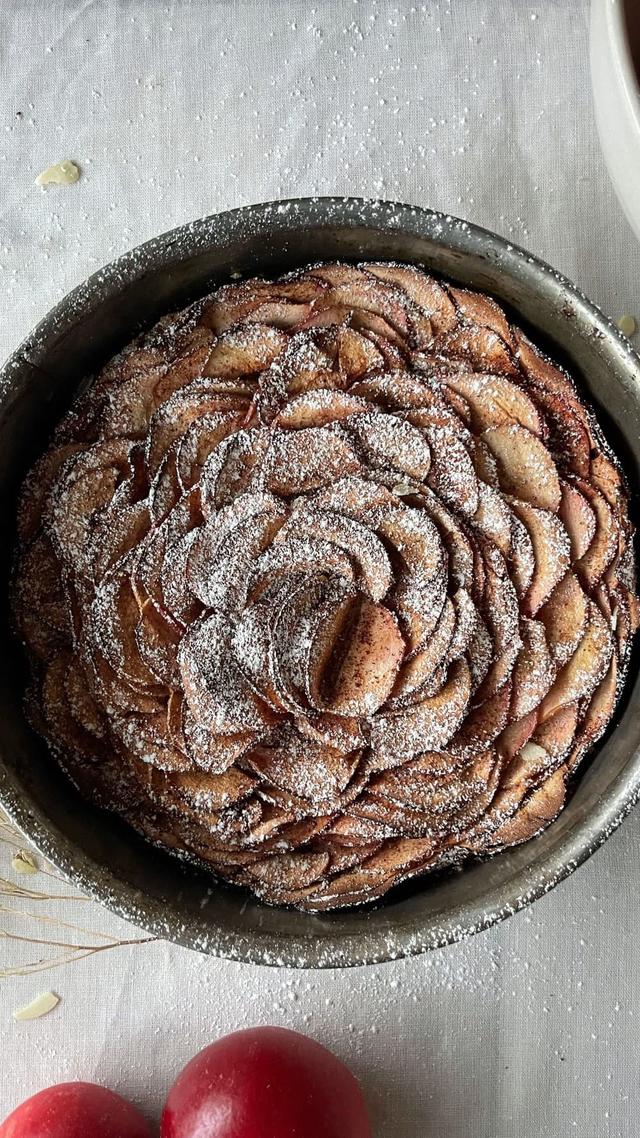 Vegansk Eplekake