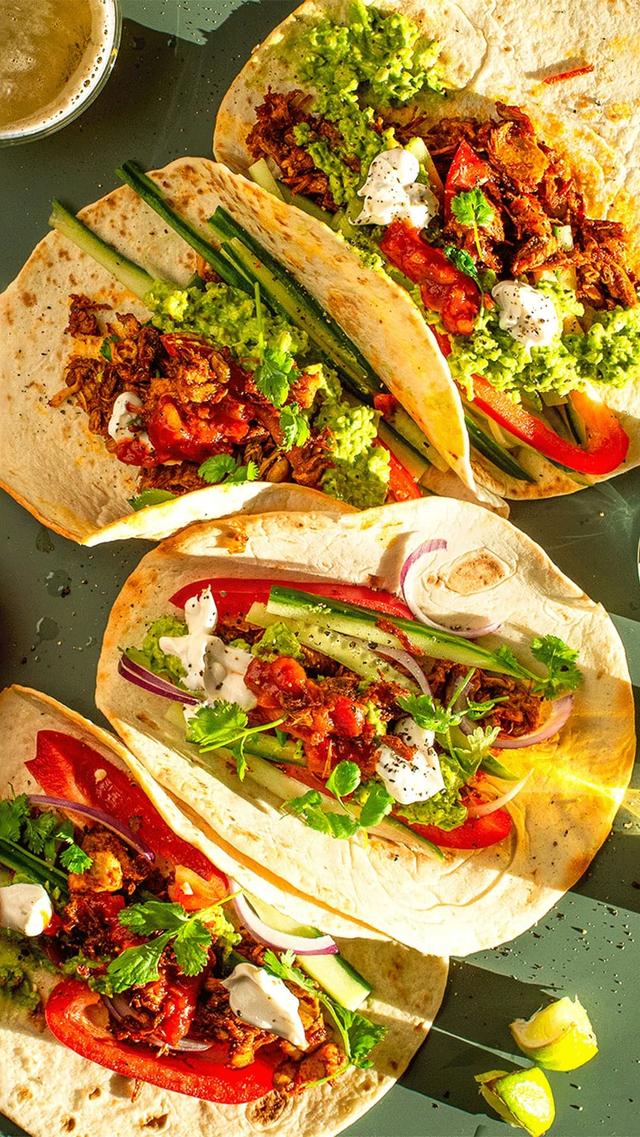 Vegansk Jackfruit Taco