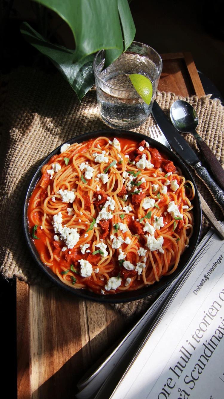 Spaghetti with Chorizo
