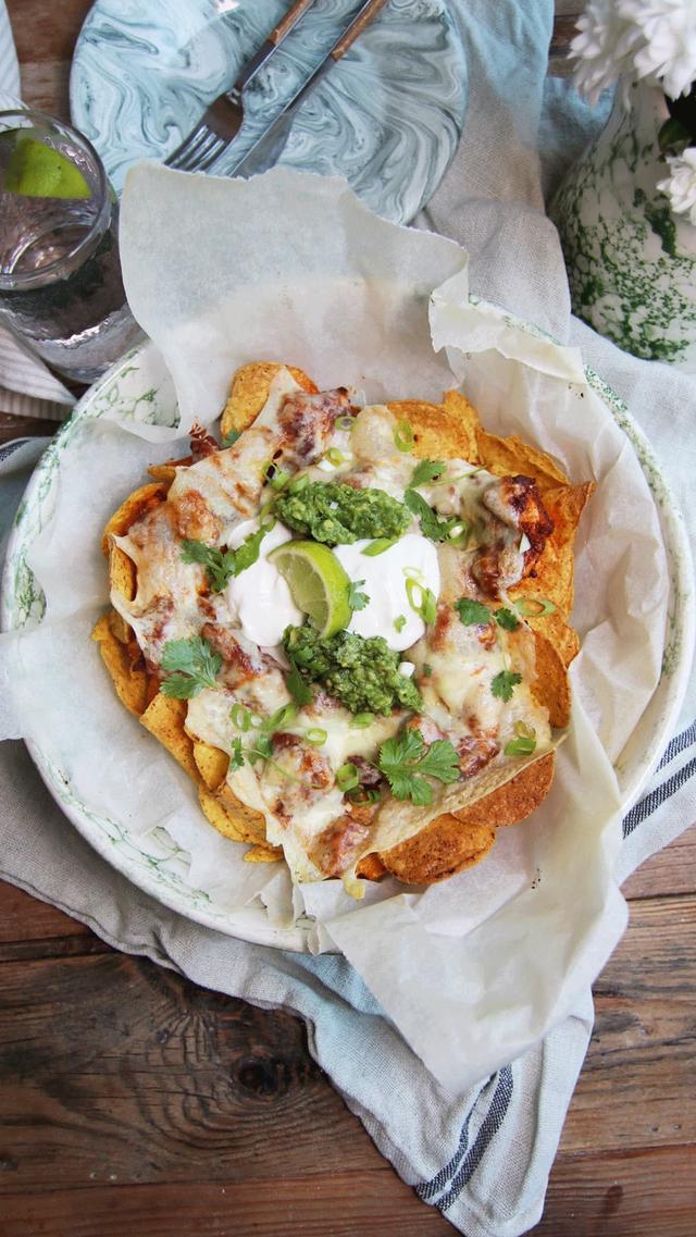 Nachos with Salmon