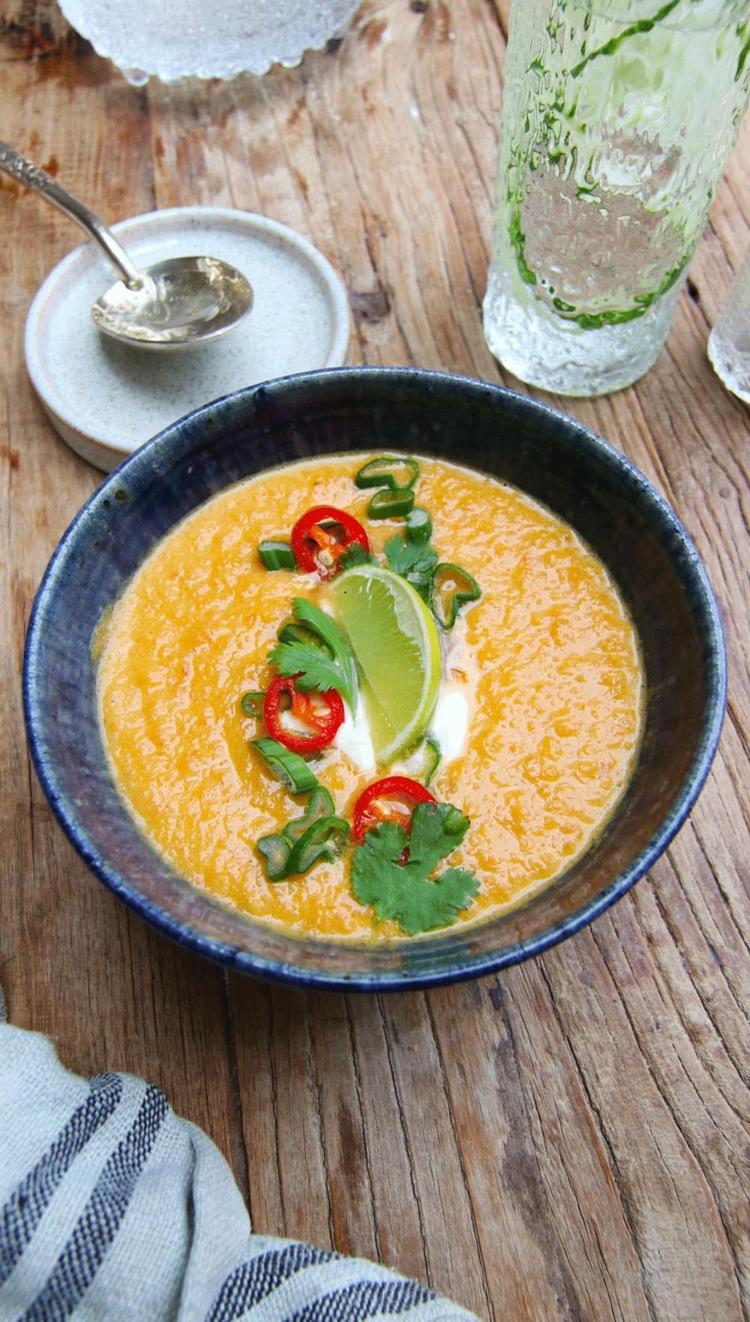 Kremet gulrotsuppe