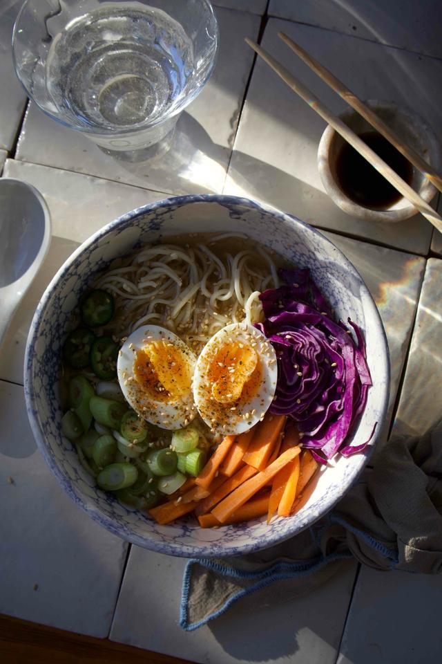 16/01 Ramen på hjemmekokt kraft