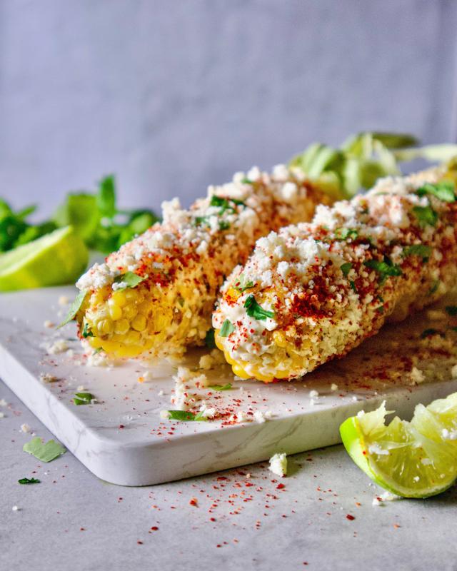 Elotes- Grillet meksikansk mais