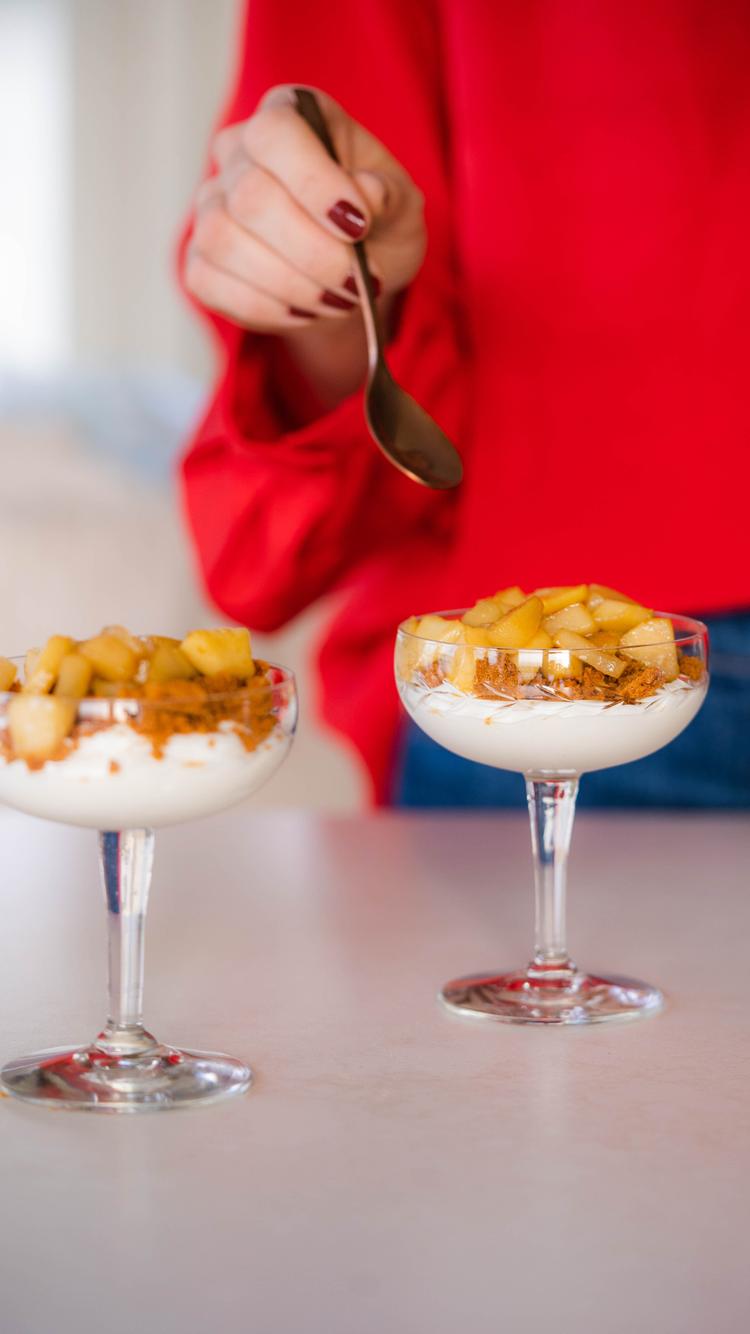 Juledessert i glass
