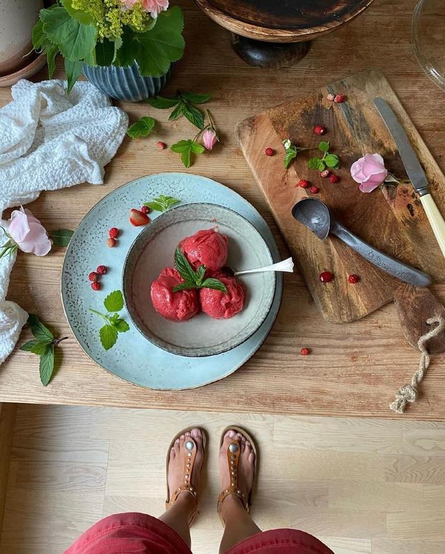 Jordbær Nicecream