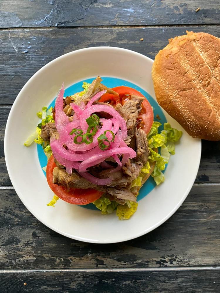 Resteburger av lam