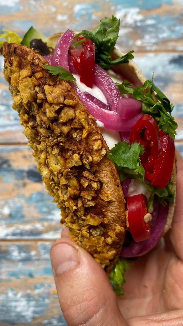 Crispy Nachos Tacos