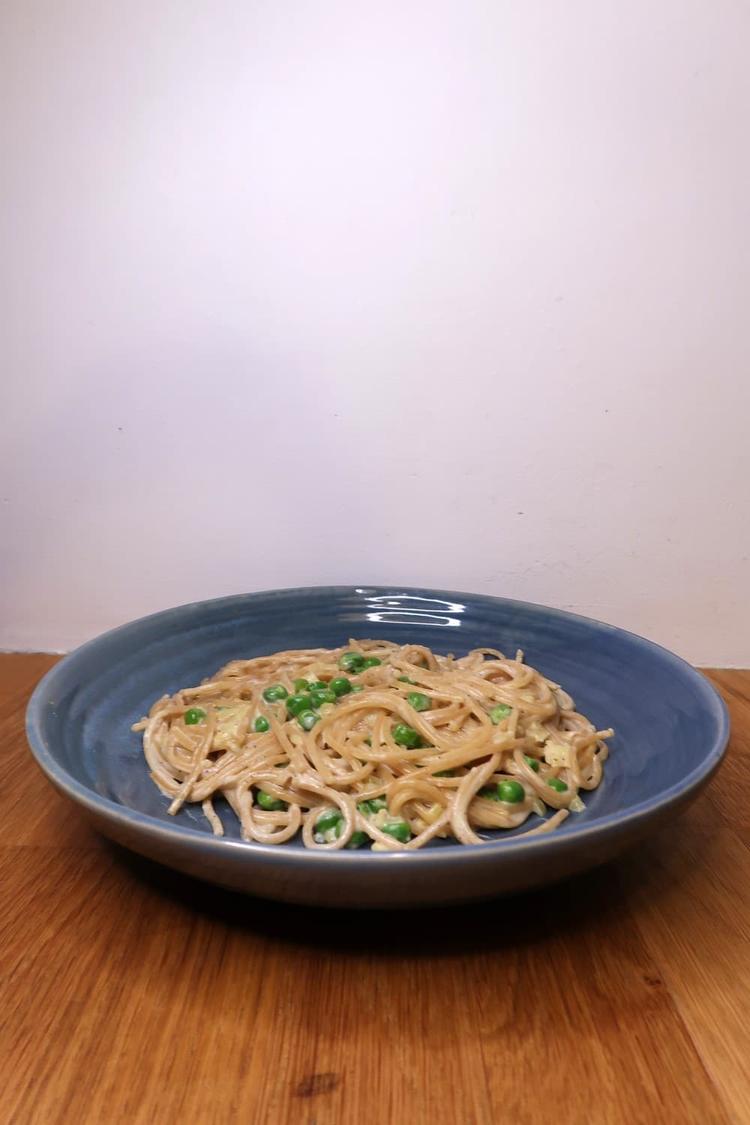 Vegan creamy pasta